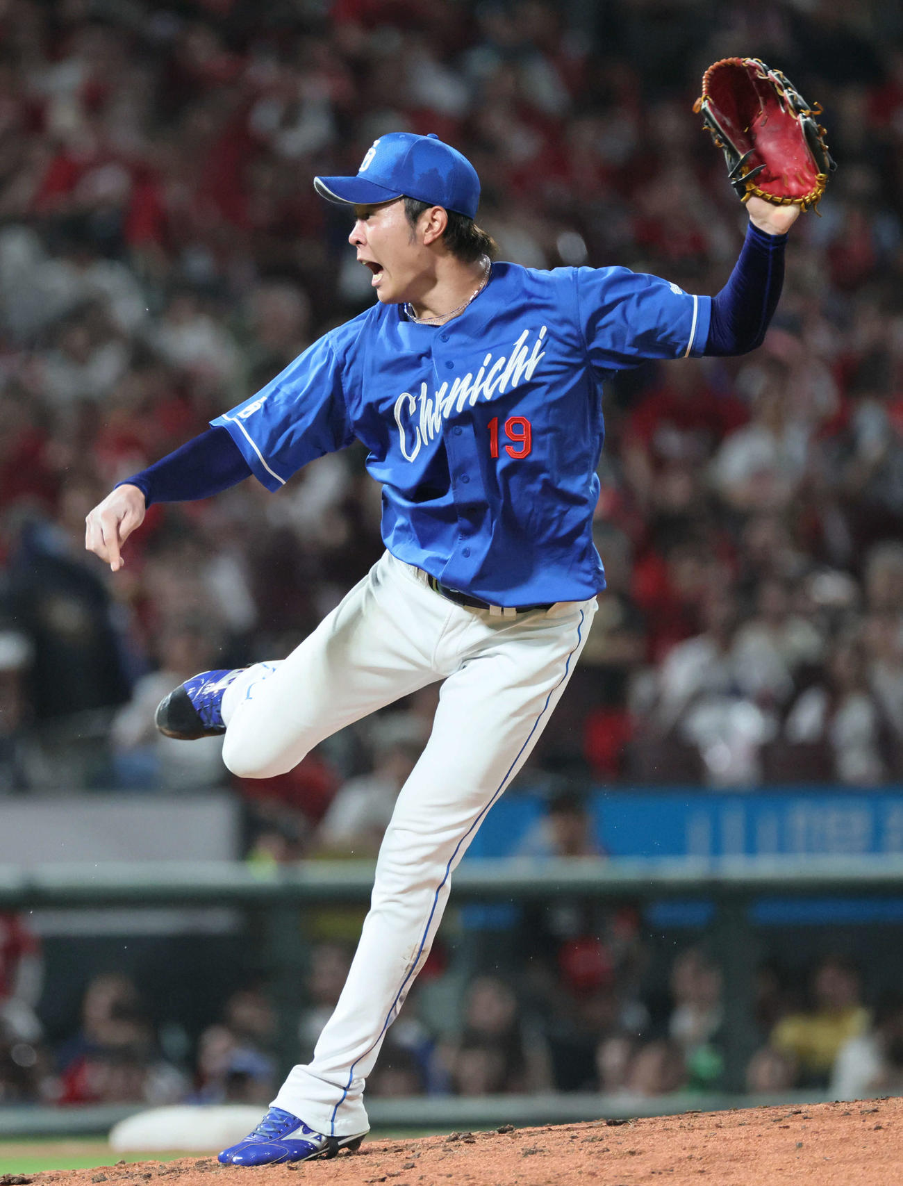 中日先発の高橋宏斗＝25年8月23日