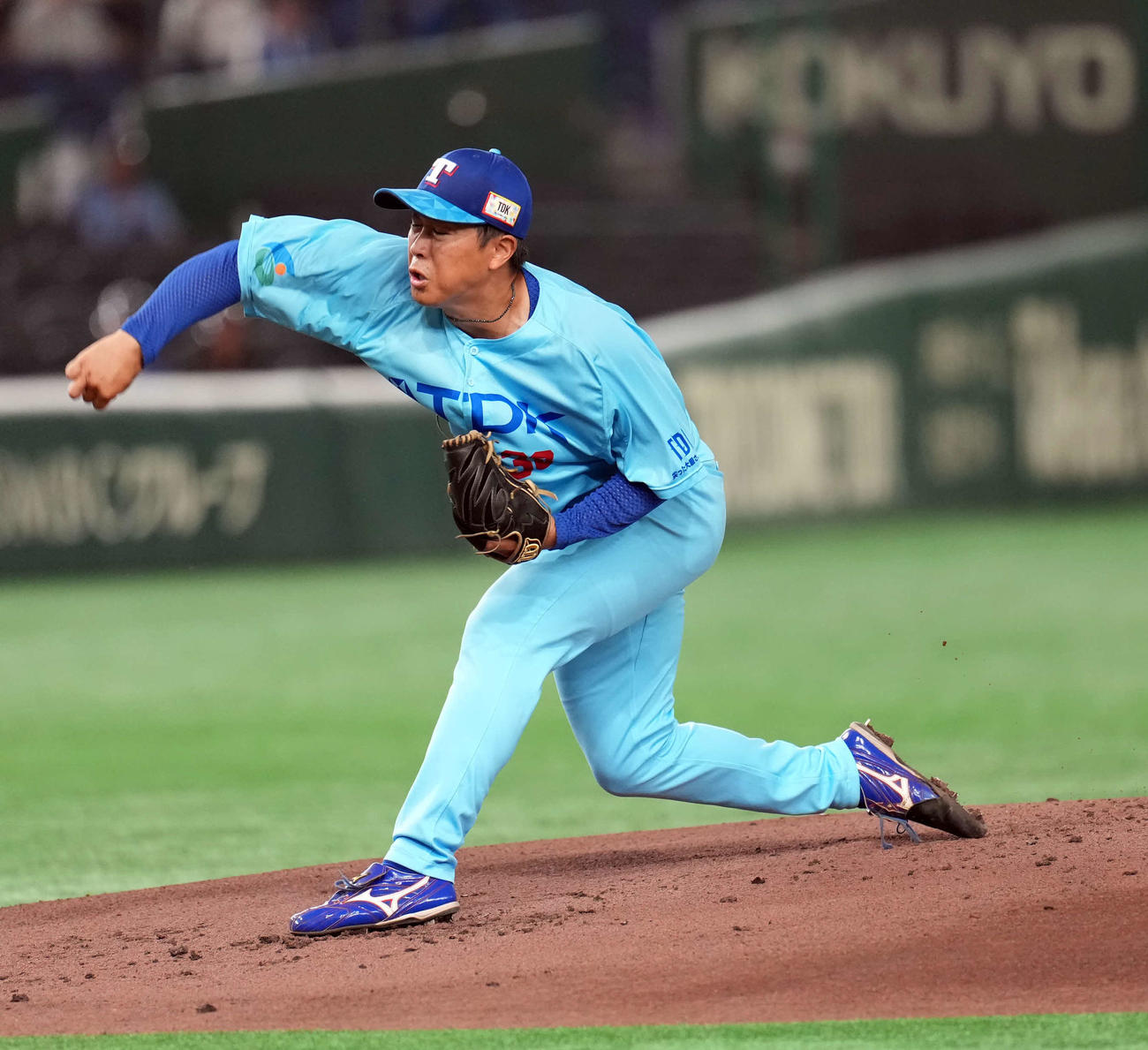 TDK対鷺宮製作所　先発のTDK・小島（撮影・小島史椰）