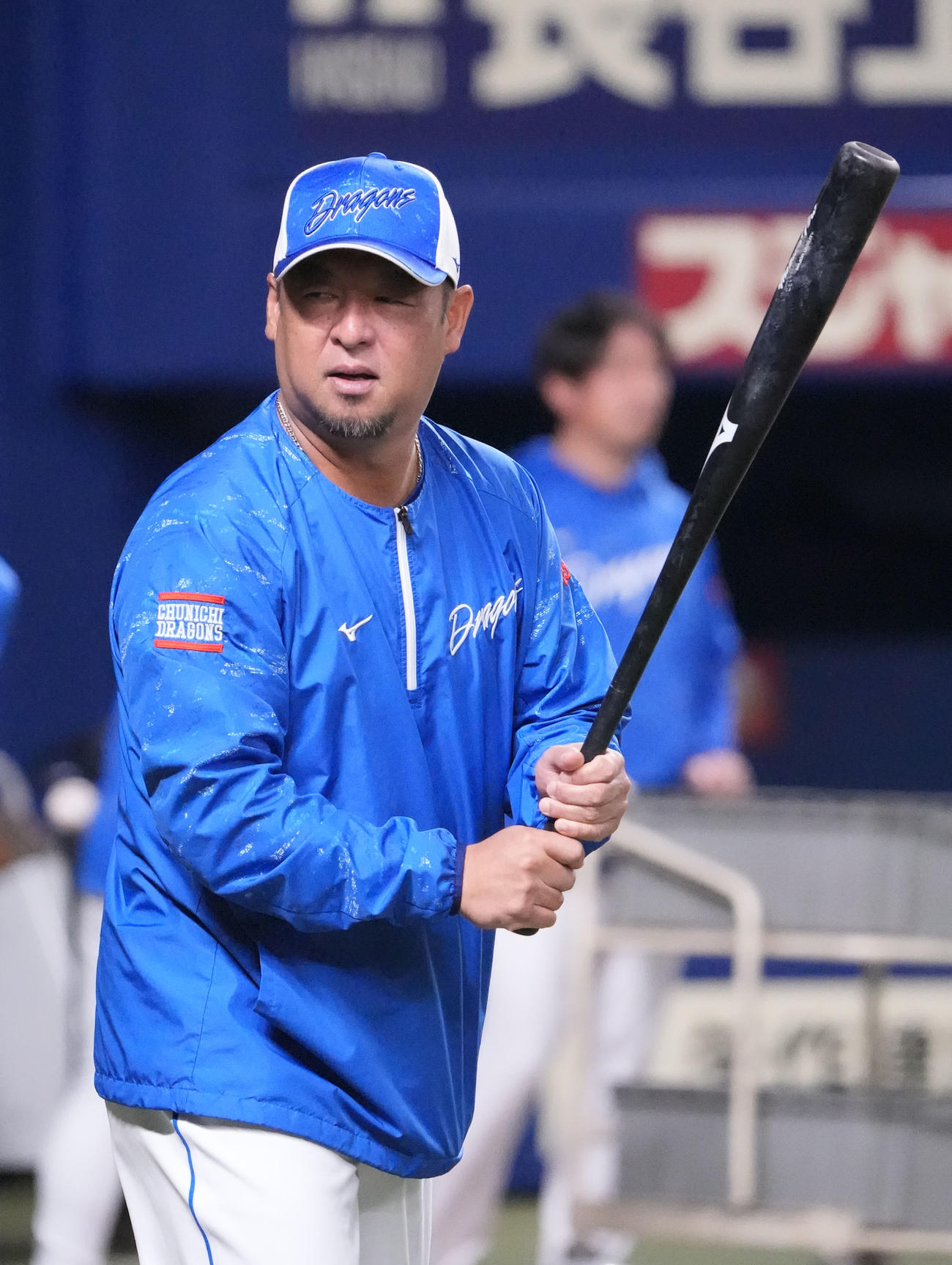 中日松中信彦打撃コーチ（2025年4月撮影）