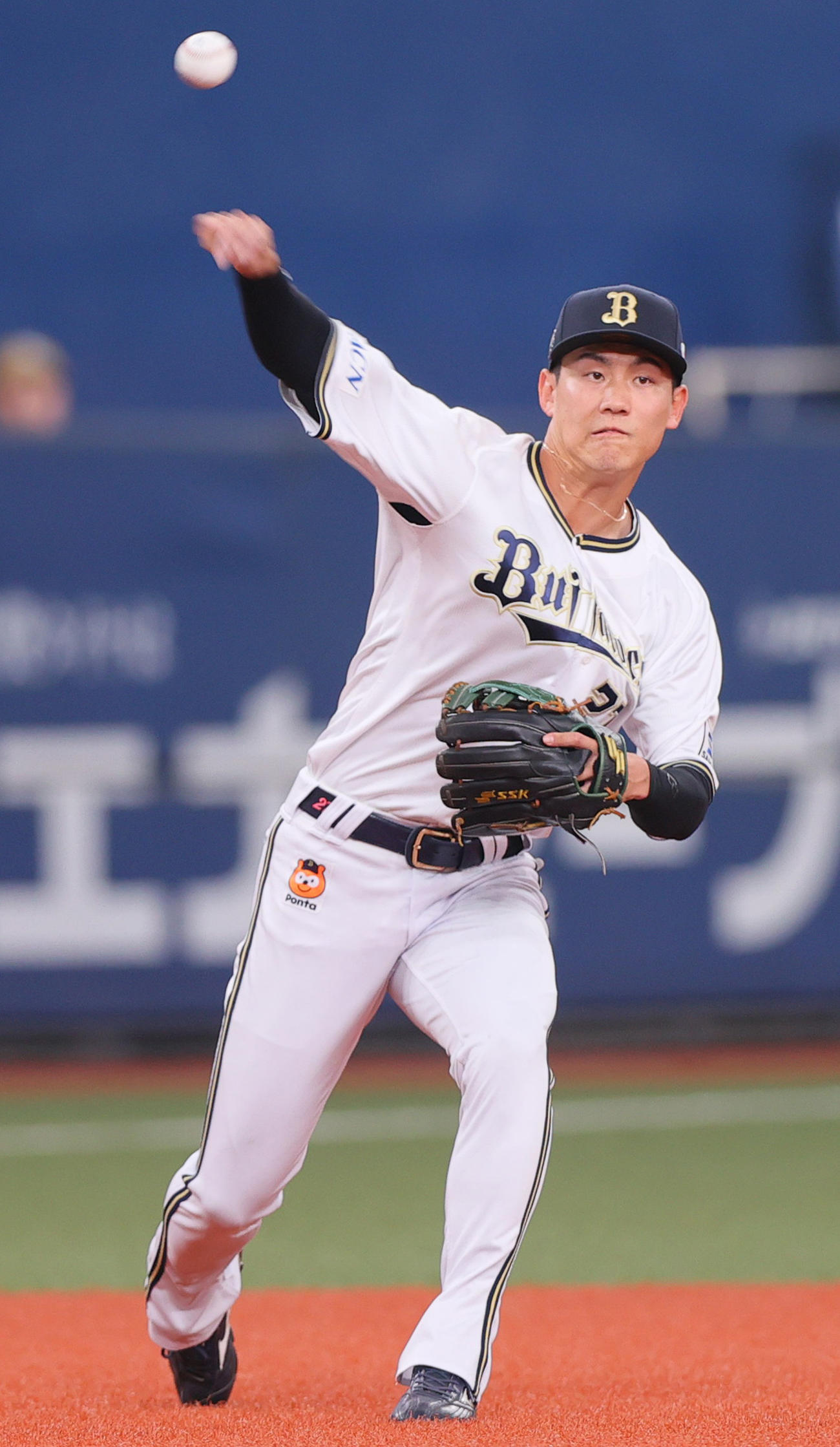 オリックス元謙太（2025年7月8日撮影）