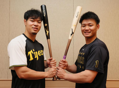 阪神】佐藤輝明×森下翔太「恐れない感じかっこいい」「優しいお