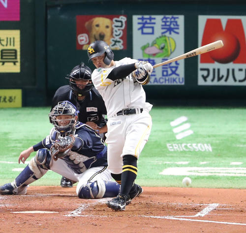 ソフトバンク】嶺井博希が攻守に汚名返上の活躍「チャンスを生かす打撃
