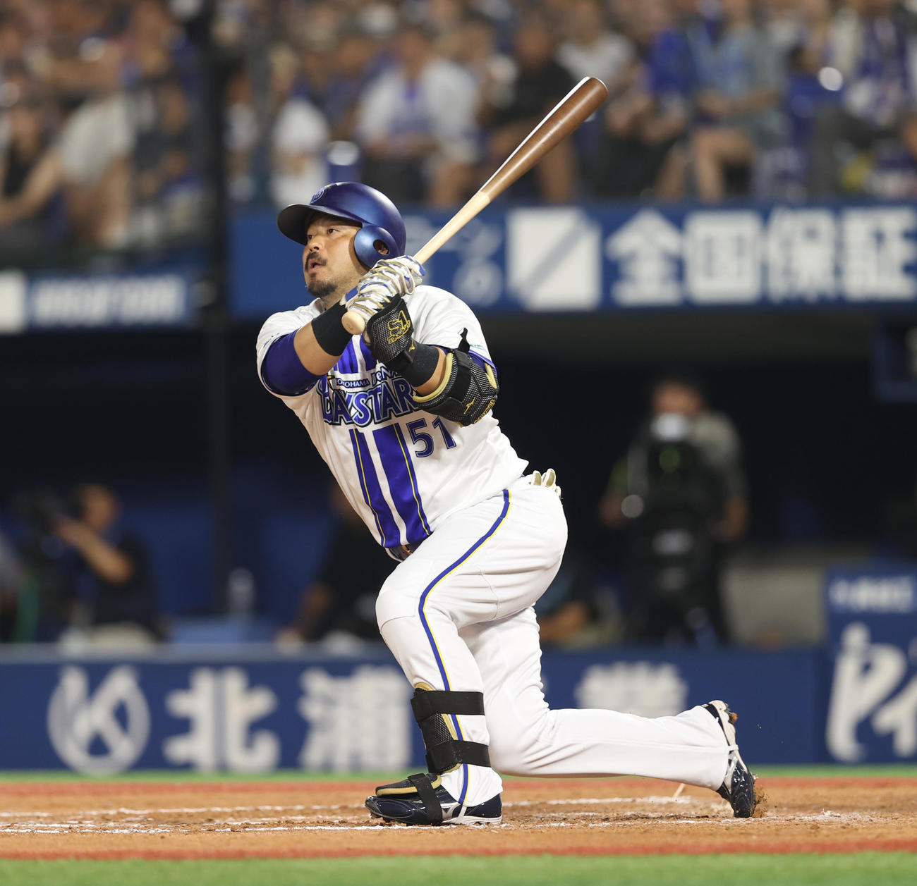 DeNA宮崎敏郎（2025年8月31日撮影）