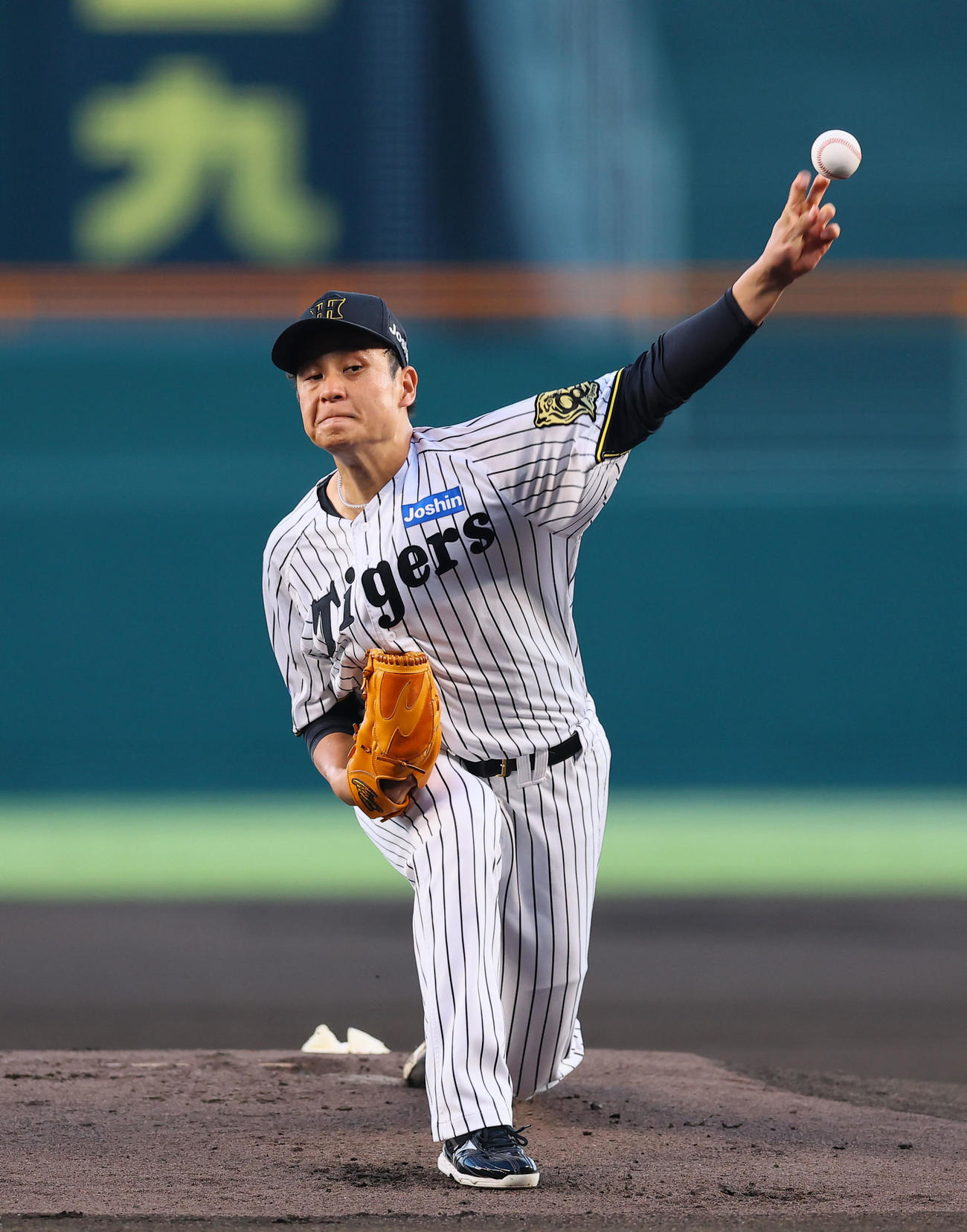 阪神大竹耕太郎（2025年8月29日撮影）