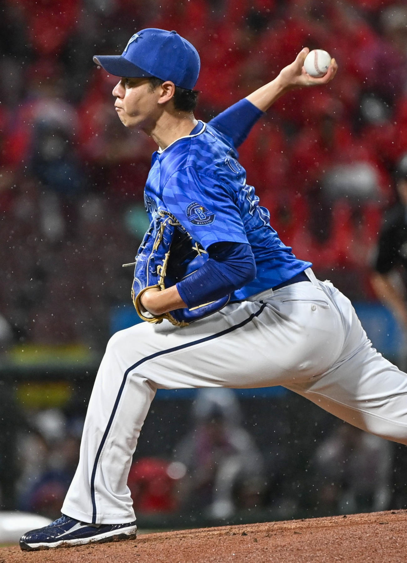広島戦に先発したDeNA平良（共同）