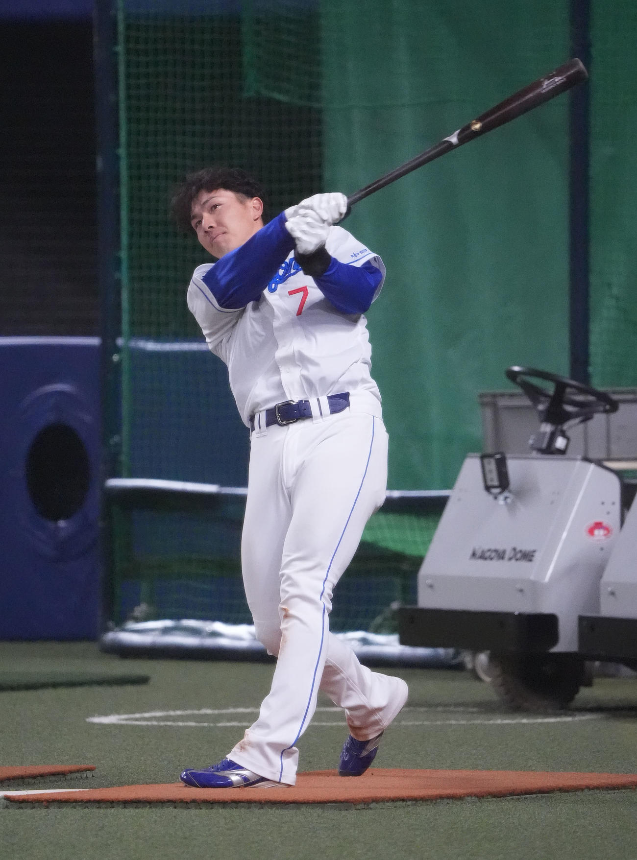 中日福永裕基（2025年2月撮影）
