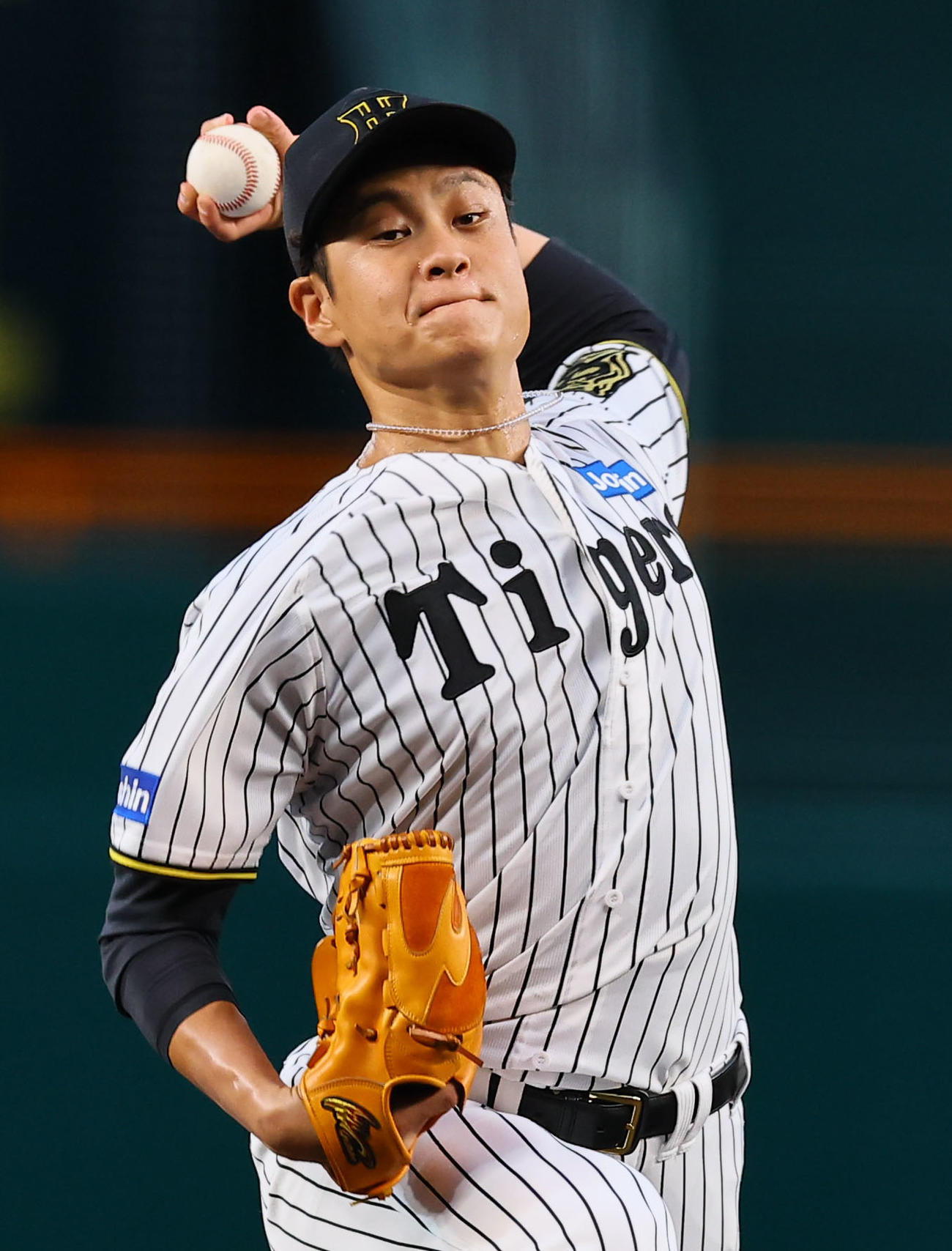 阪神対広島　阪神先発の大竹（撮影・藤尾明華）