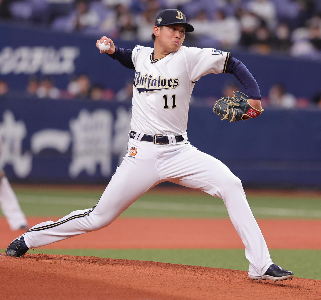 オリックス山下舜平大（2025年3月7日撮影）