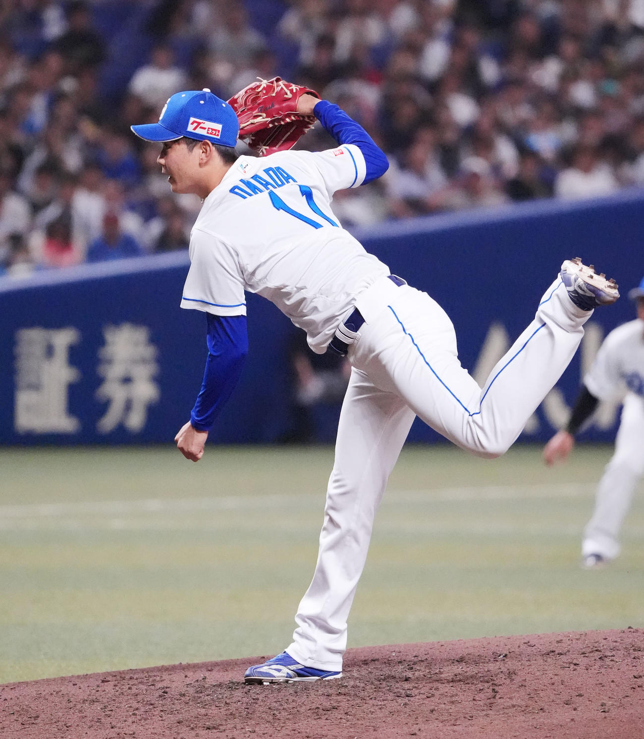 6月19日オリックス戦、現役最後の1軍マウンドとなった岡田俊哉