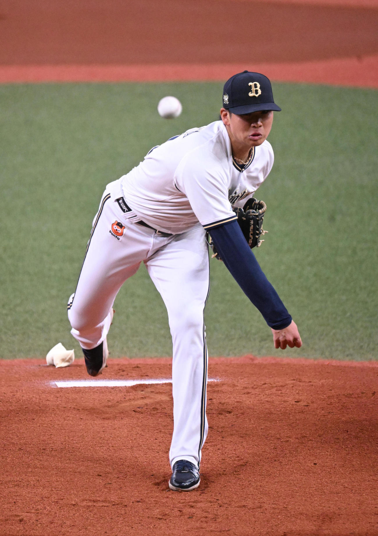 オリックス山下舜平大（2025年3月撮影）