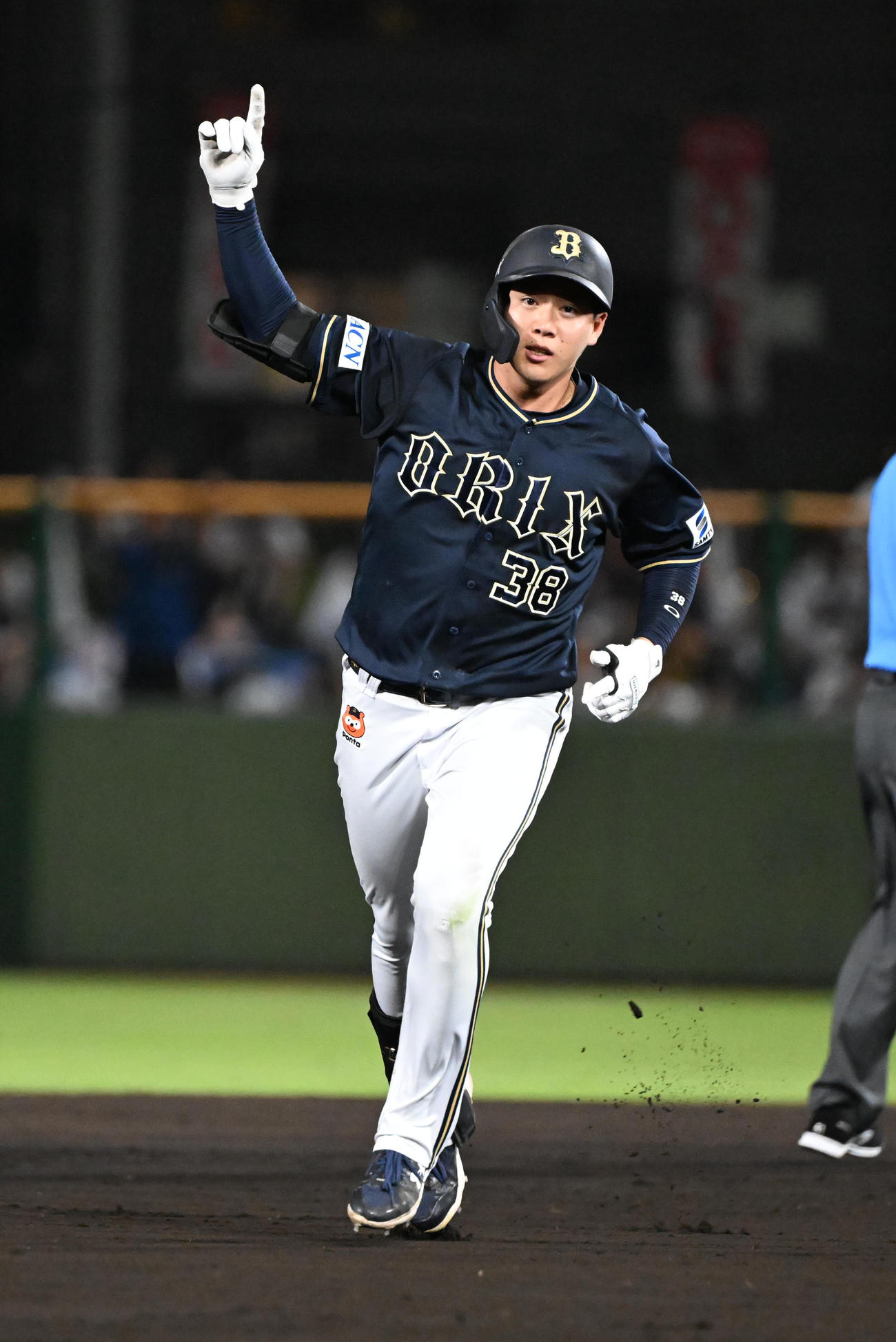 オリックスの来田涼斗（2025年7月撮影）