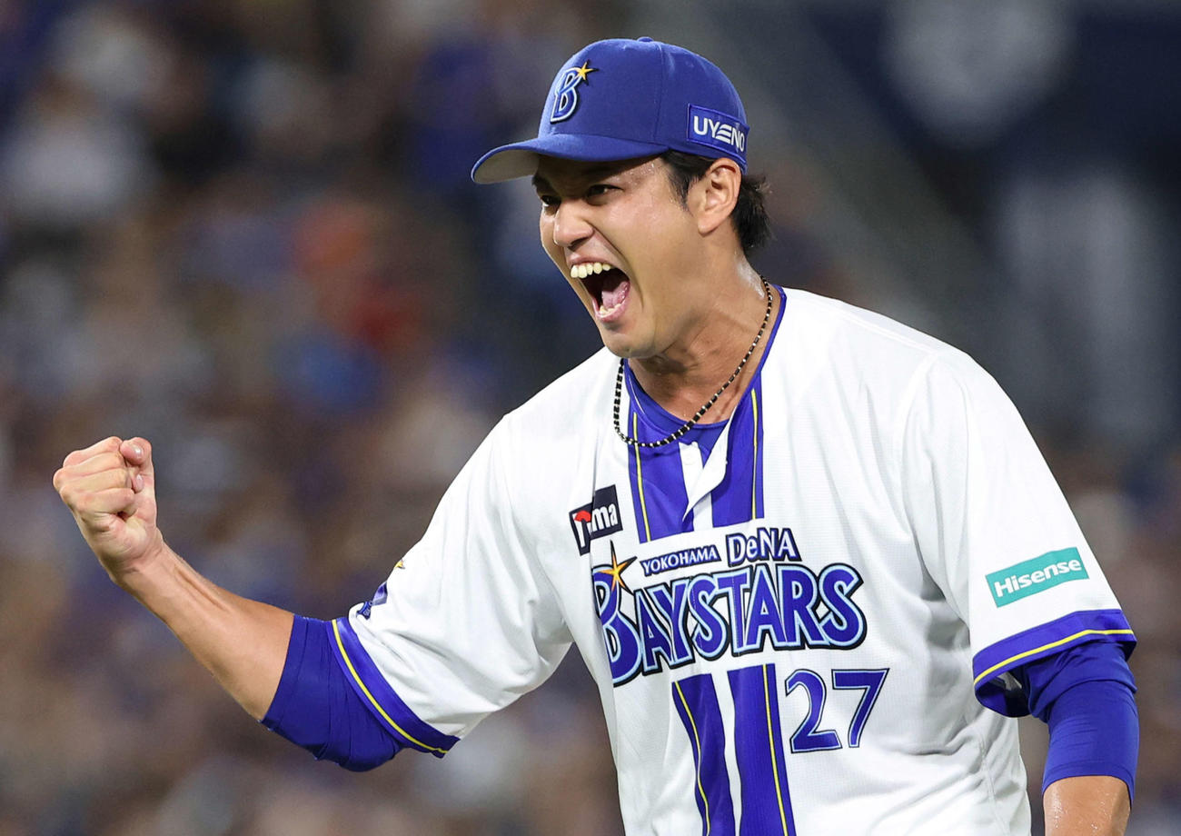 DeNA藤浪晋太郎（2025年8月31日撮影）