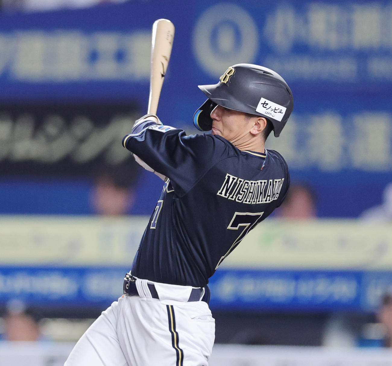 オリックス西川龍馬（2025年撮影）