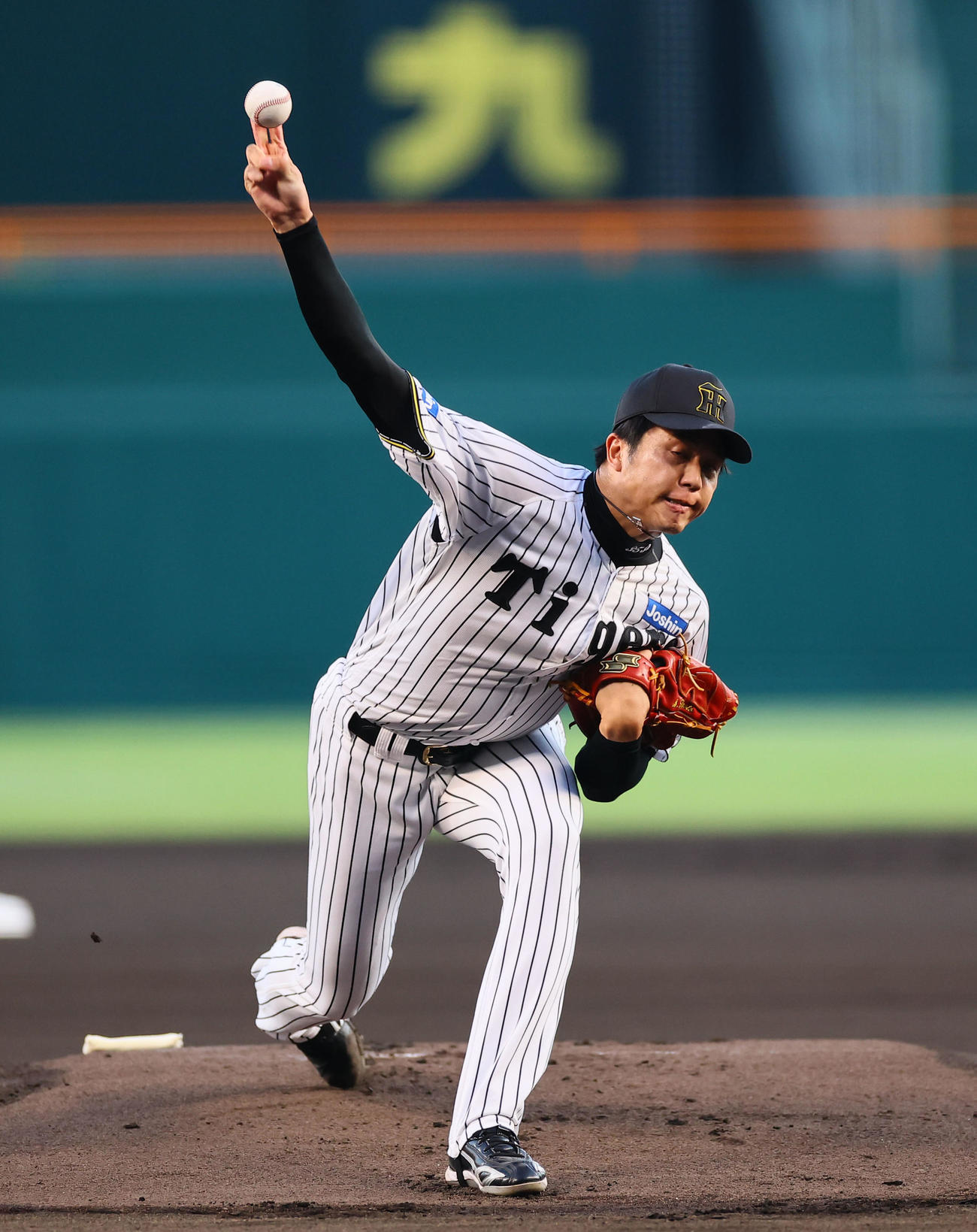 阪神才木浩人（2025年8月31日撮影）