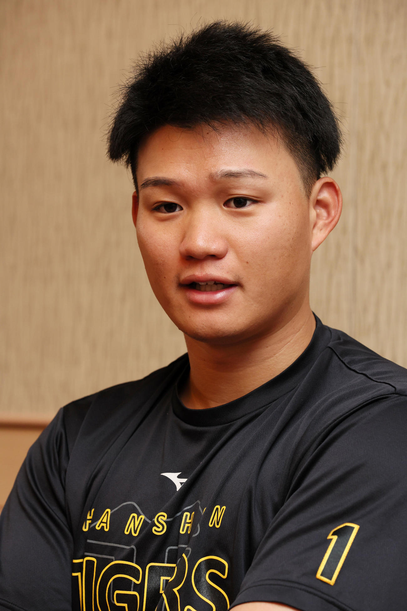 森下翔太（2025年9月撮影）