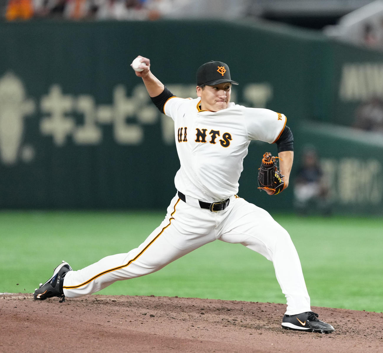 巨人対広島　巨人4番手の大勢（撮影・江口和貴）