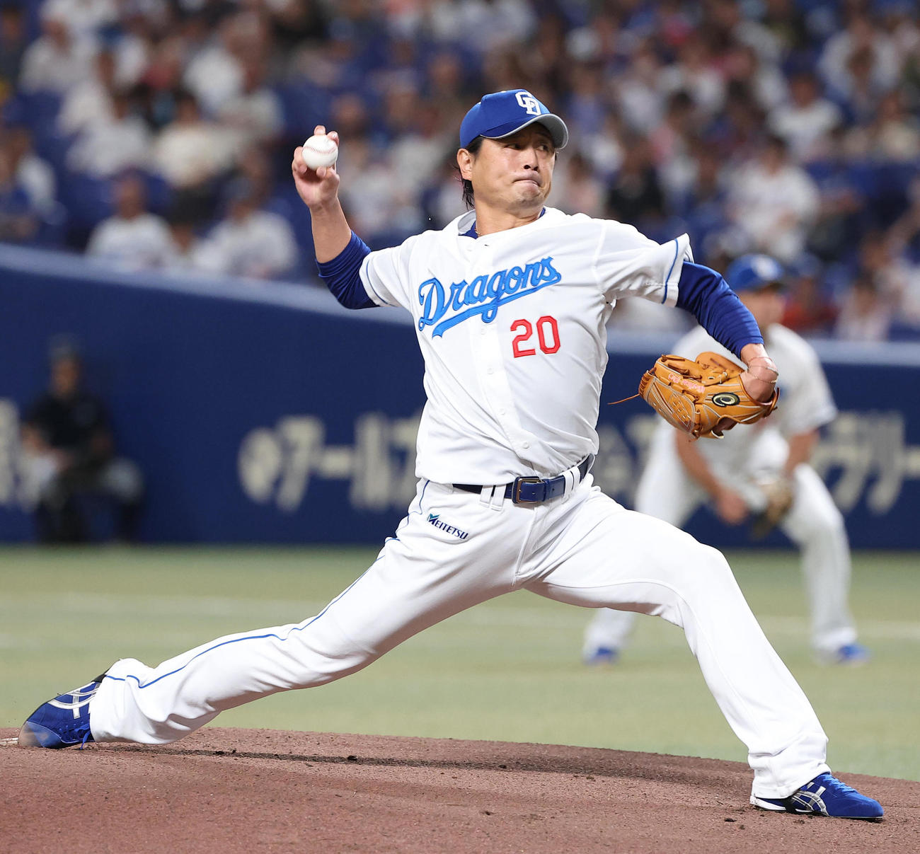中日涌井秀章（涌井秀章撮影）