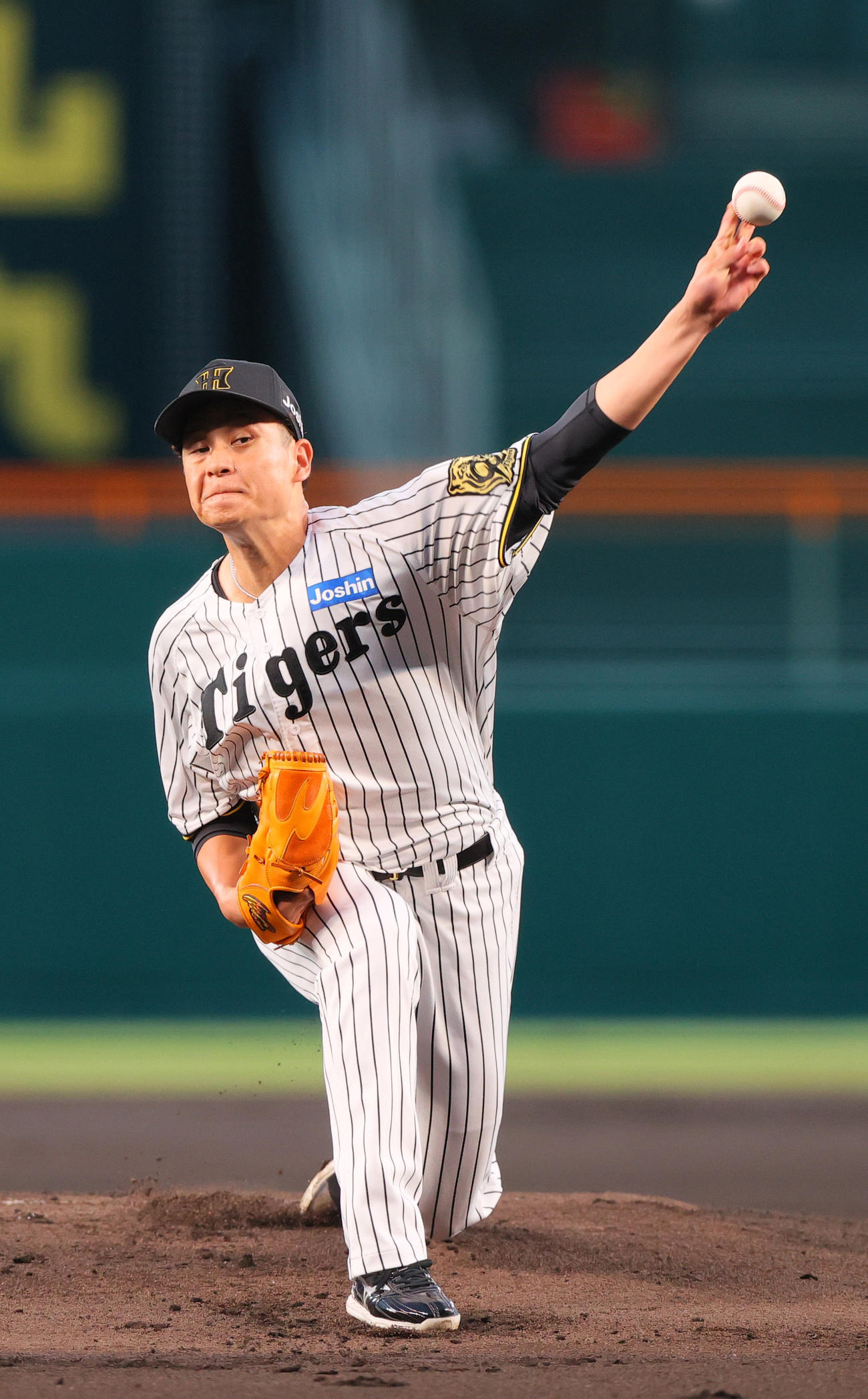 阪神対DeNA　阪神先発の大竹（撮影・上山淳一）
