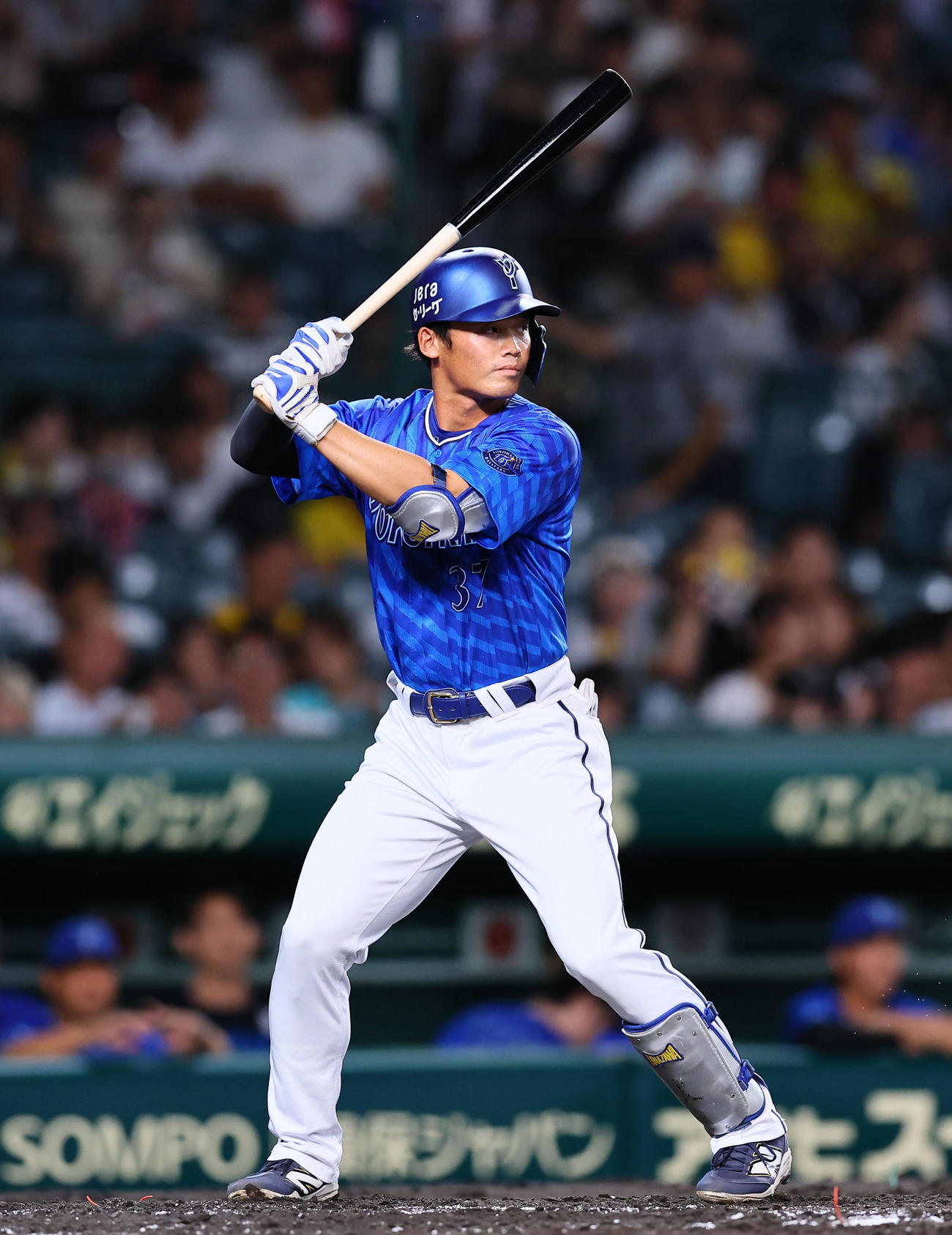 阪神対DeNA　打撃構えDeNA加藤撮影・藤尾明華）