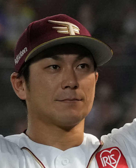 楽天岡島豪郎（2024年5月撮影）