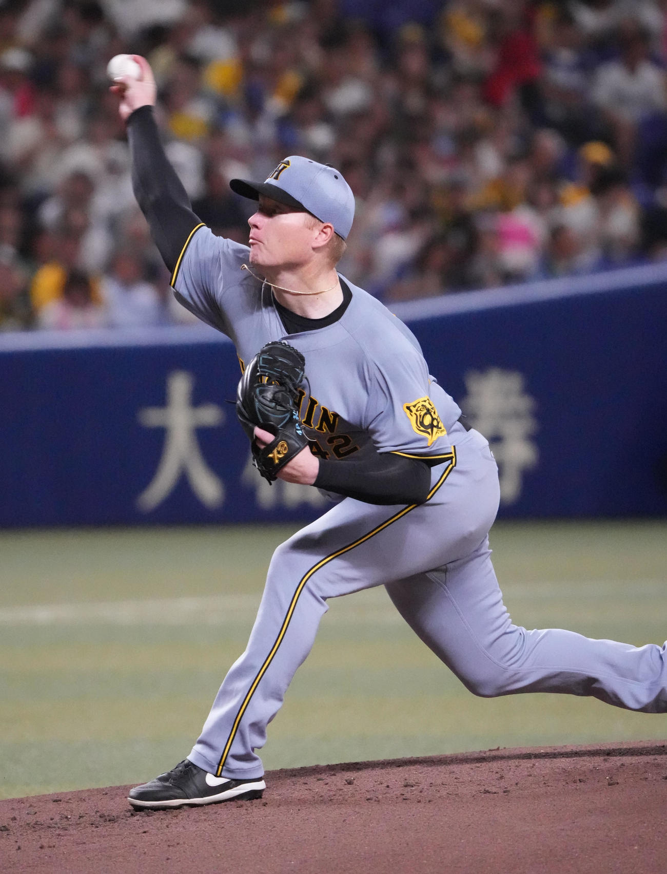 2025年9月4日、中日戦で先発したネルソン