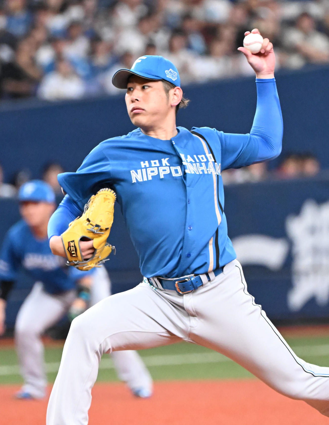 日本ハム加藤貴之（2025年9月6日撮影）