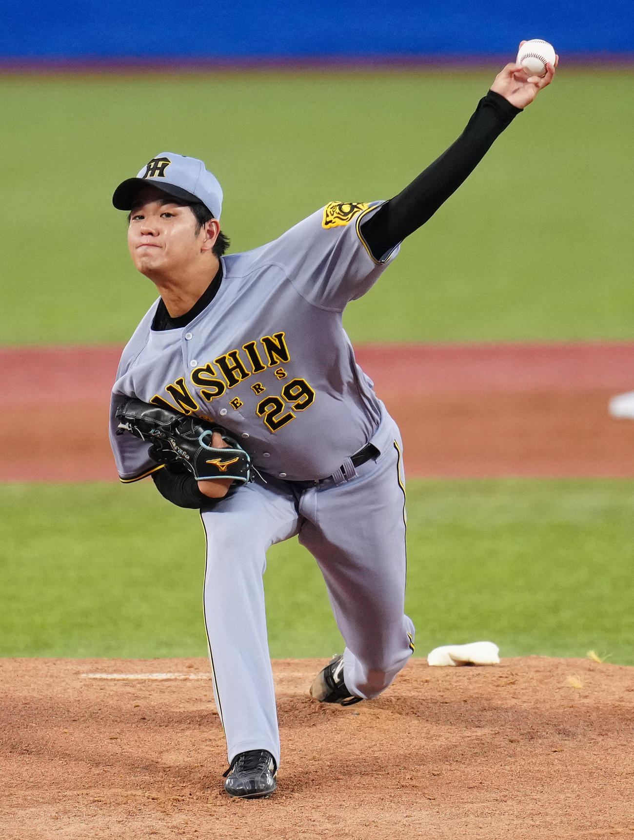 阪神高橋遥人（2025年8月22日撮影）