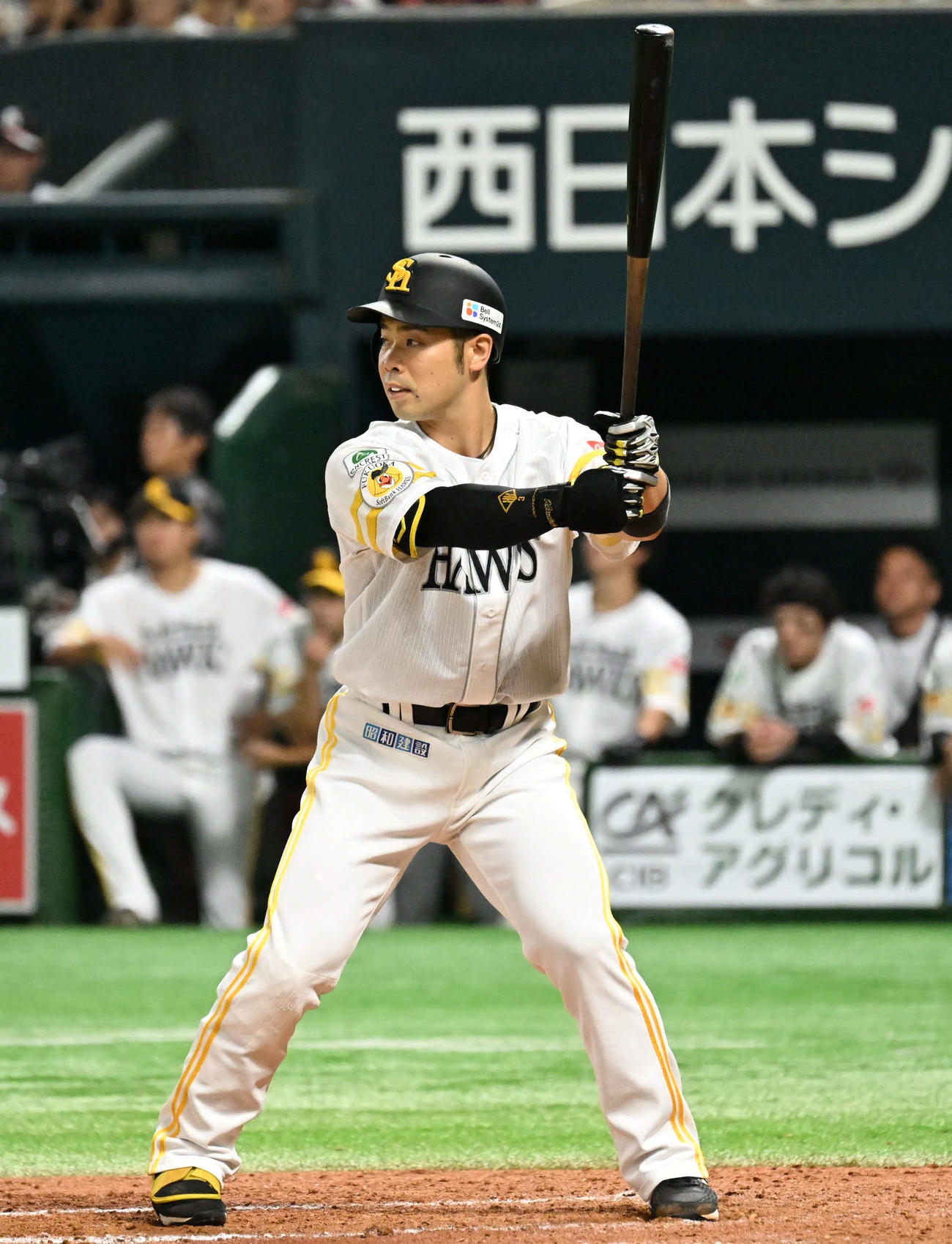 ソフトバンク近藤健介（2025年9月7日撮影）