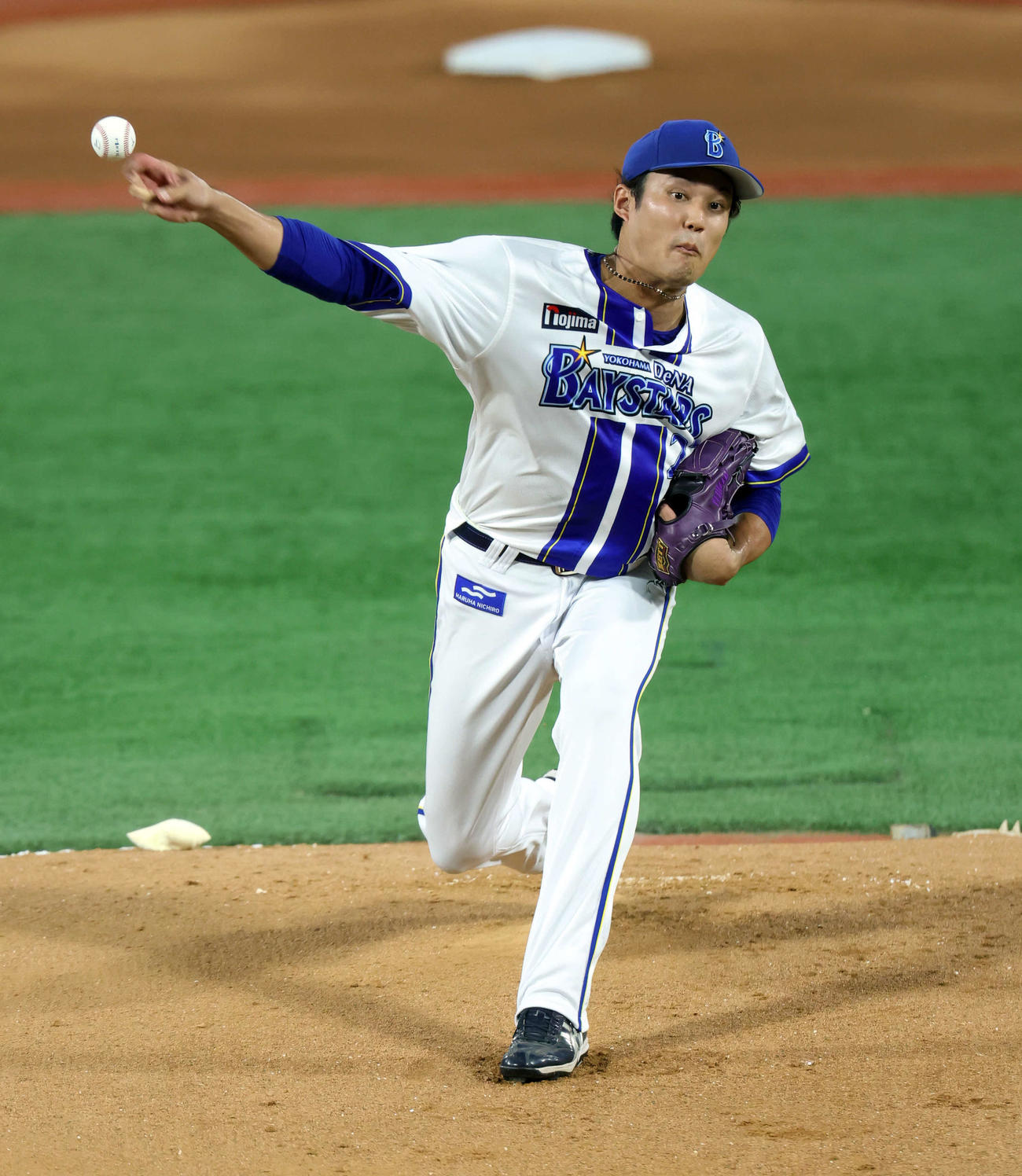 DeNA藤浪晋太郎（2025年9月14日撮影）