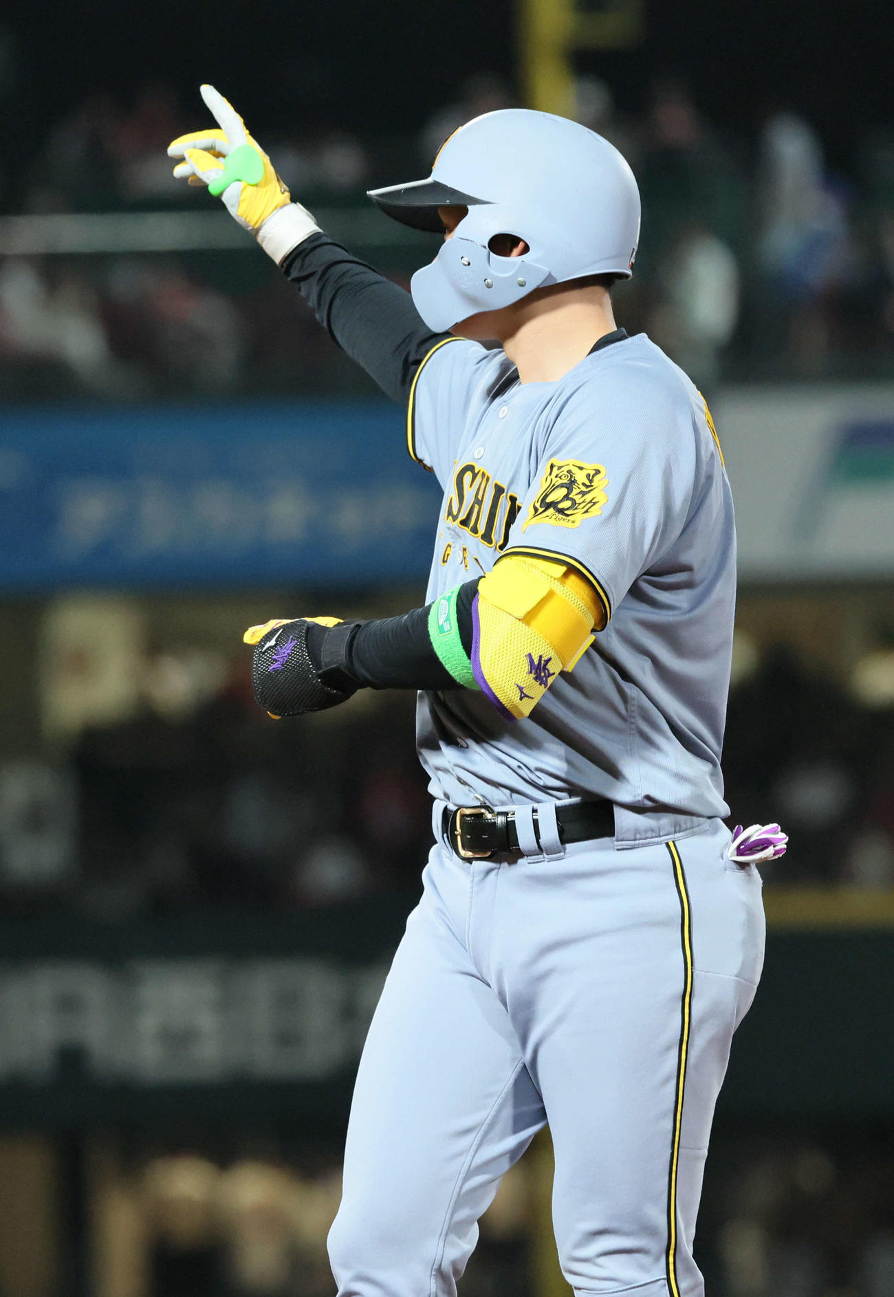 広島対阪神　3回表阪神2死二塁、森下は先制適時打を放つ（撮影・加藤孝規）