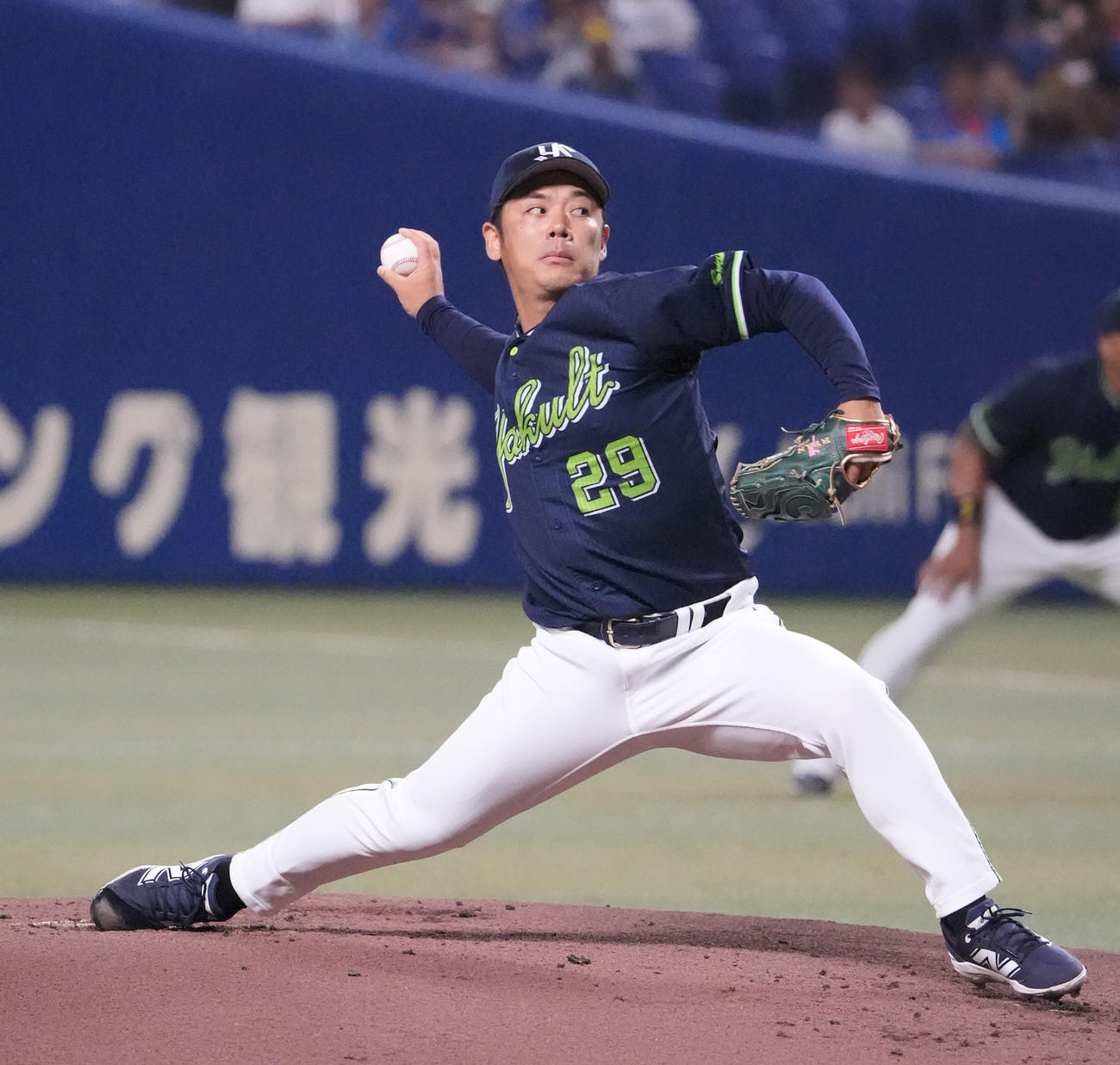 ヤクルト小川泰弘（2025年8月26日撮影）