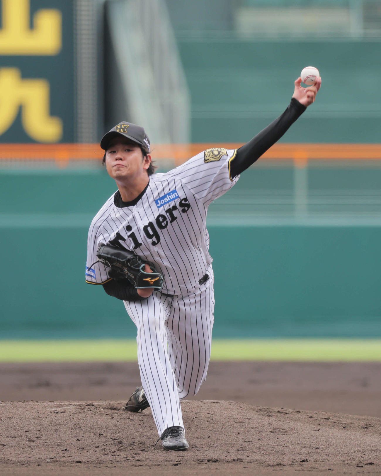 阪神対DeNA　阪神先発の高橋（撮影・宮崎幸一）