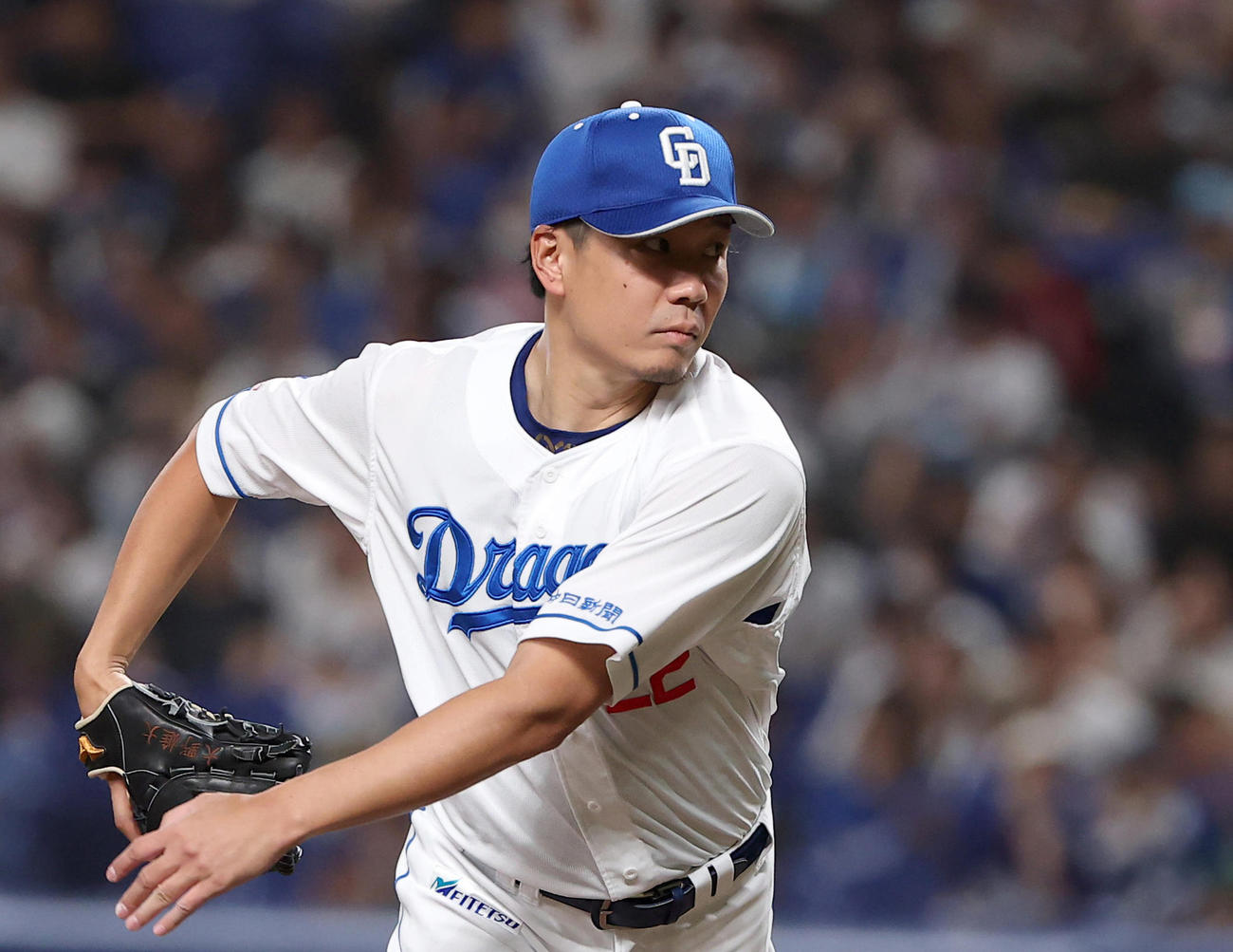 3日阪神戦、6回2失点で勝利投手となった大野雄大