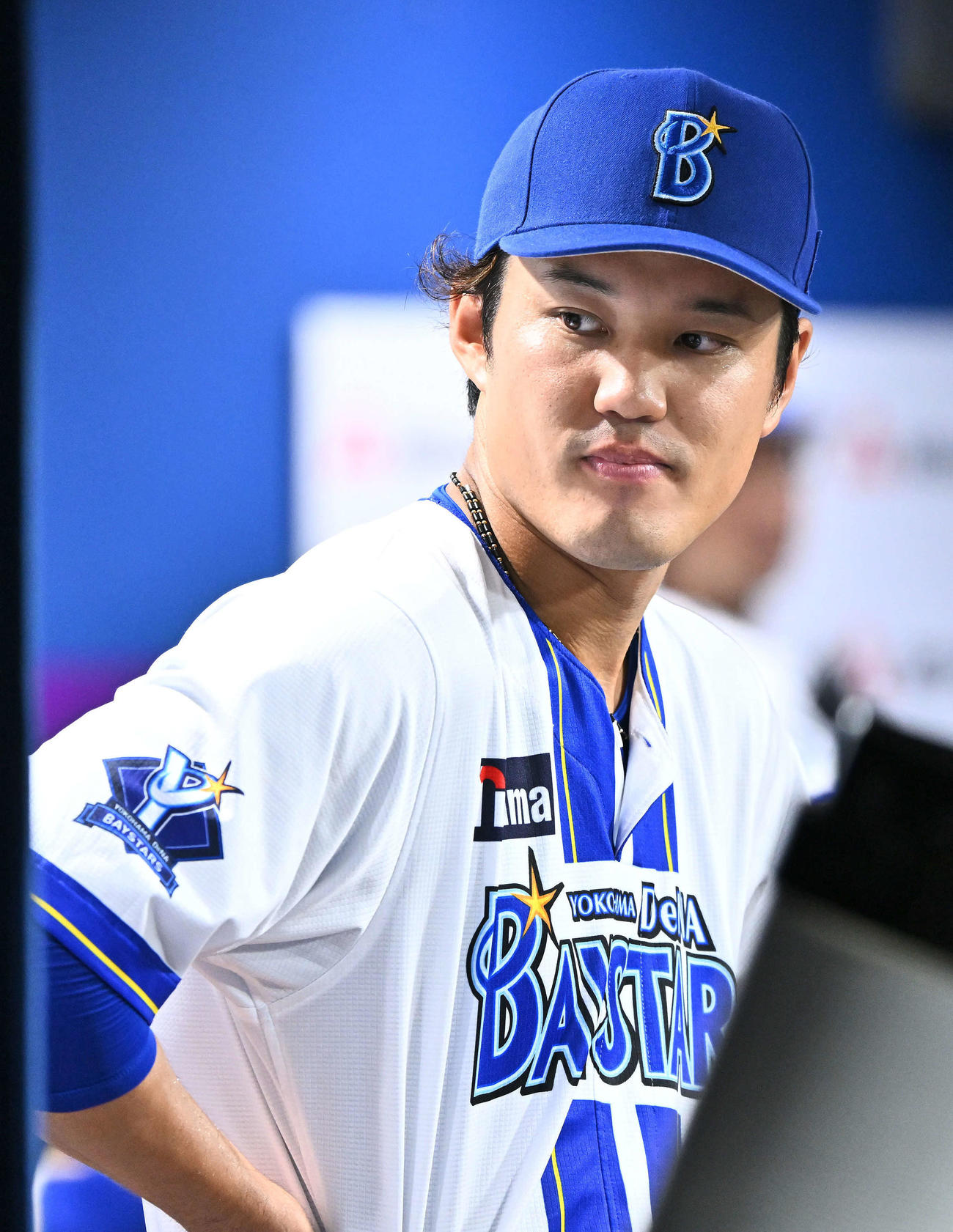 DeNA藤浪晋太郎（2025年9月7日撮影）