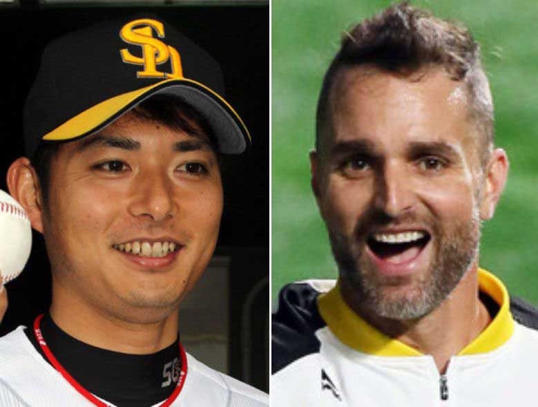 左から摂津正氏とデニス・サファテ氏