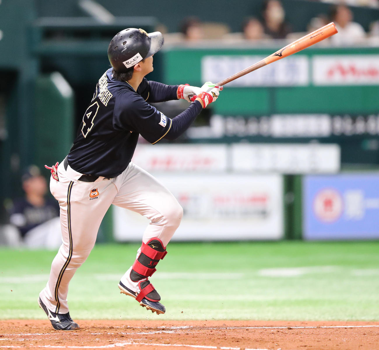 ソフトバンク対オリックス　5回表オリックス無死、紅林は左越えに本塁打を放つ（撮影・梅根麻紀）