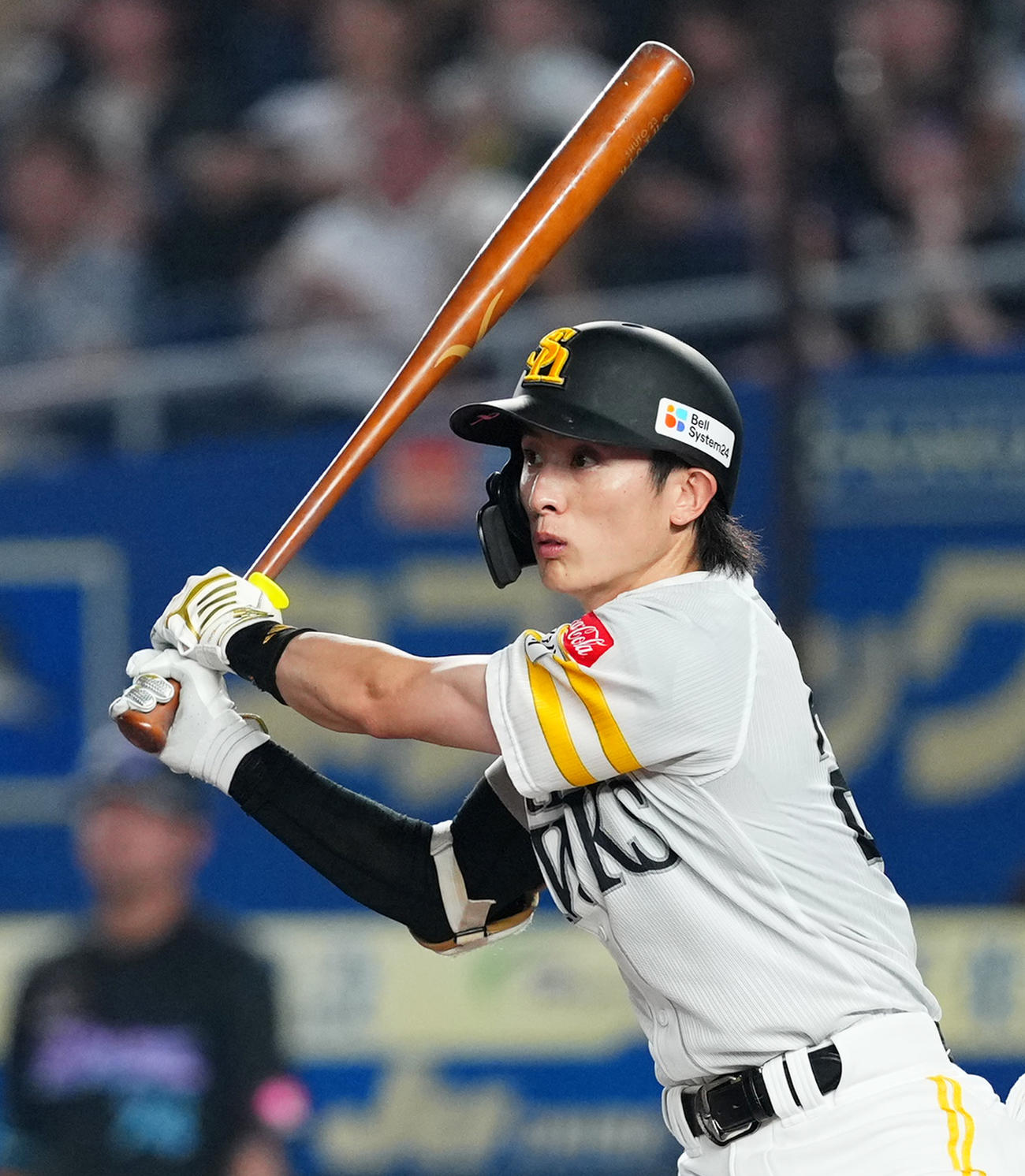 ソフトバンク周東佑京（2025年8月6日撮影）