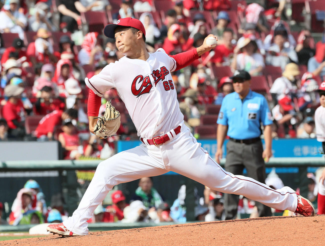 広島玉村昇悟（2025年9月15日撮影）