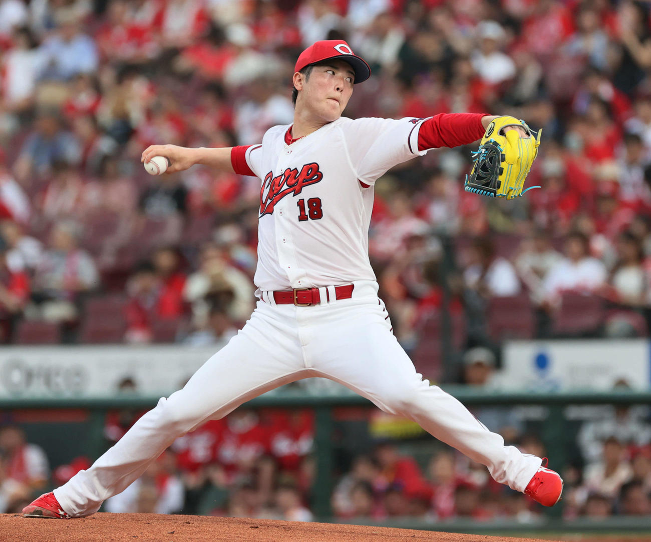 広島森下暢仁（2025年8月撮影）