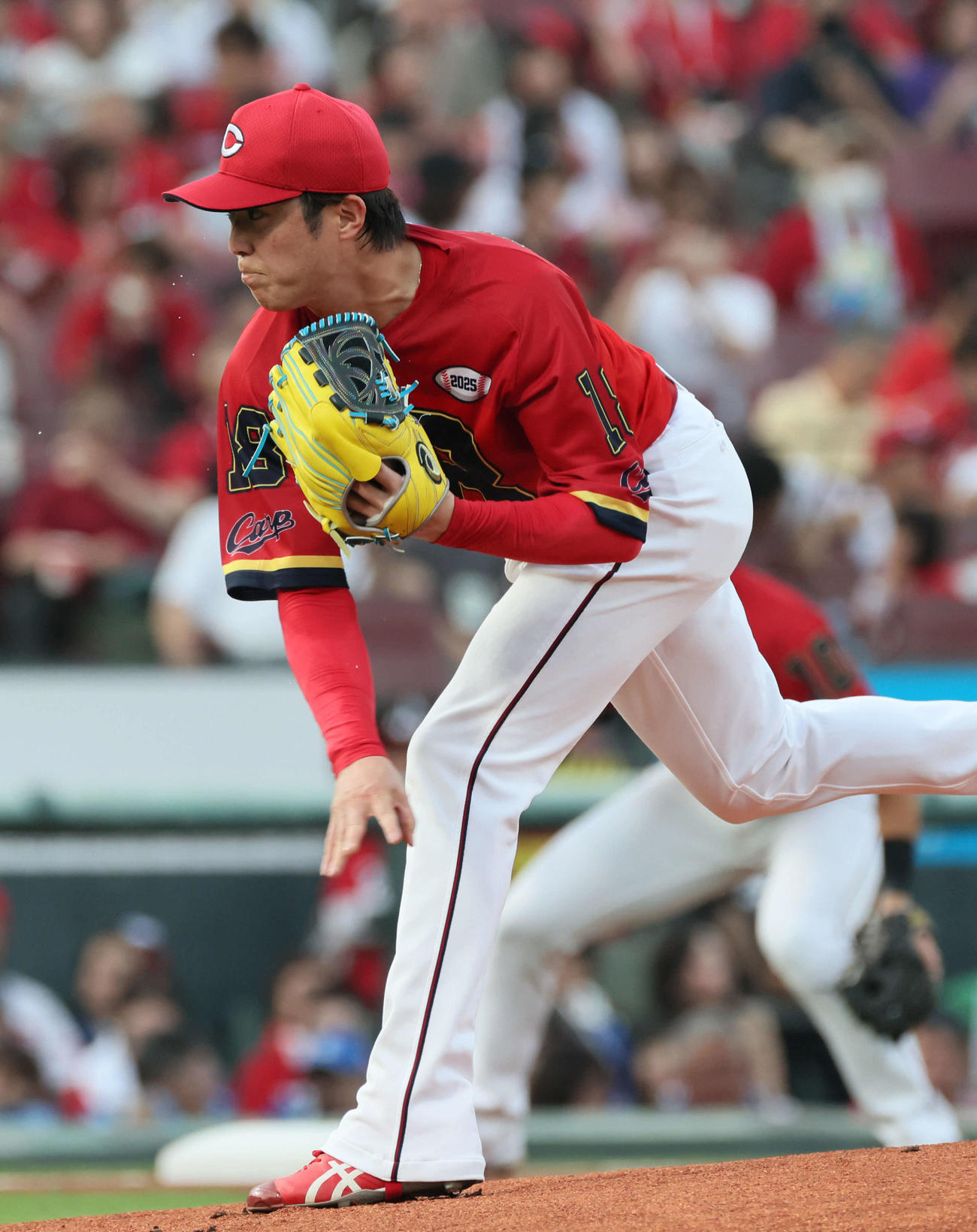 広島森下暢仁（2025年8月撮影）