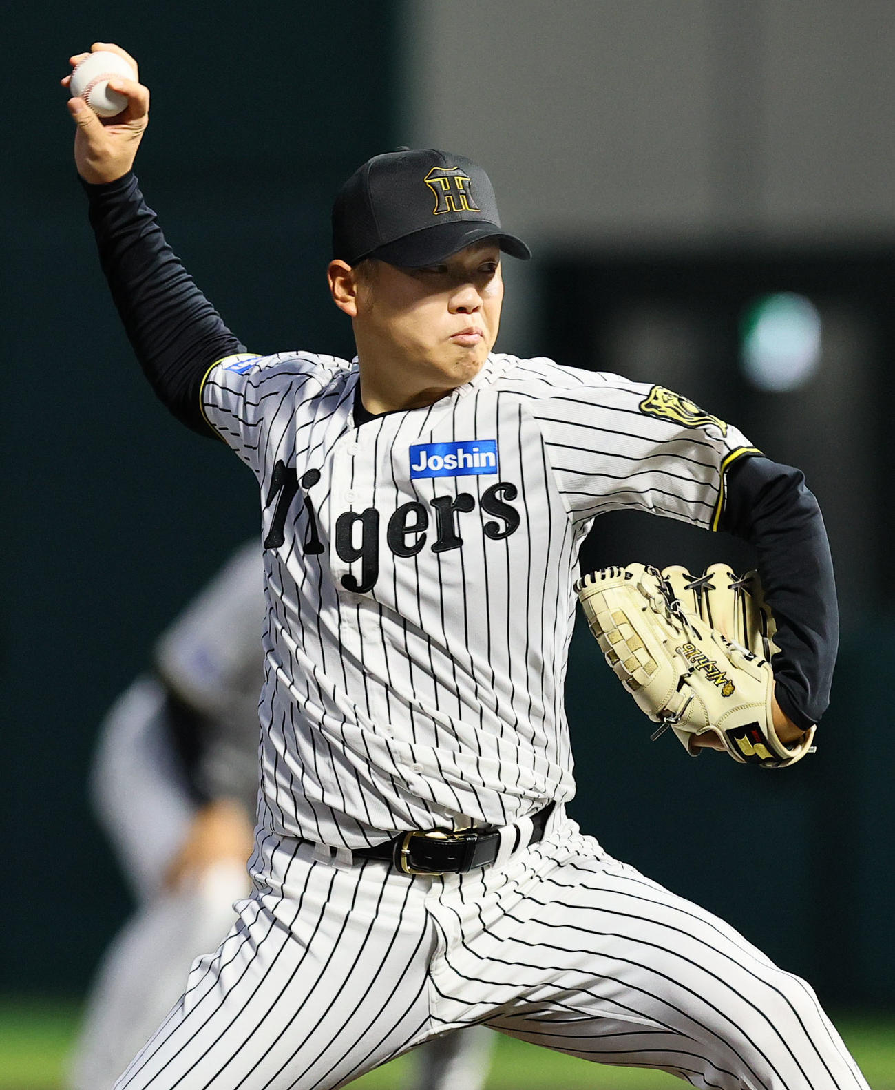 ウエスタン阪神対広島　阪神先発の西勇（撮影・藤尾明華）
