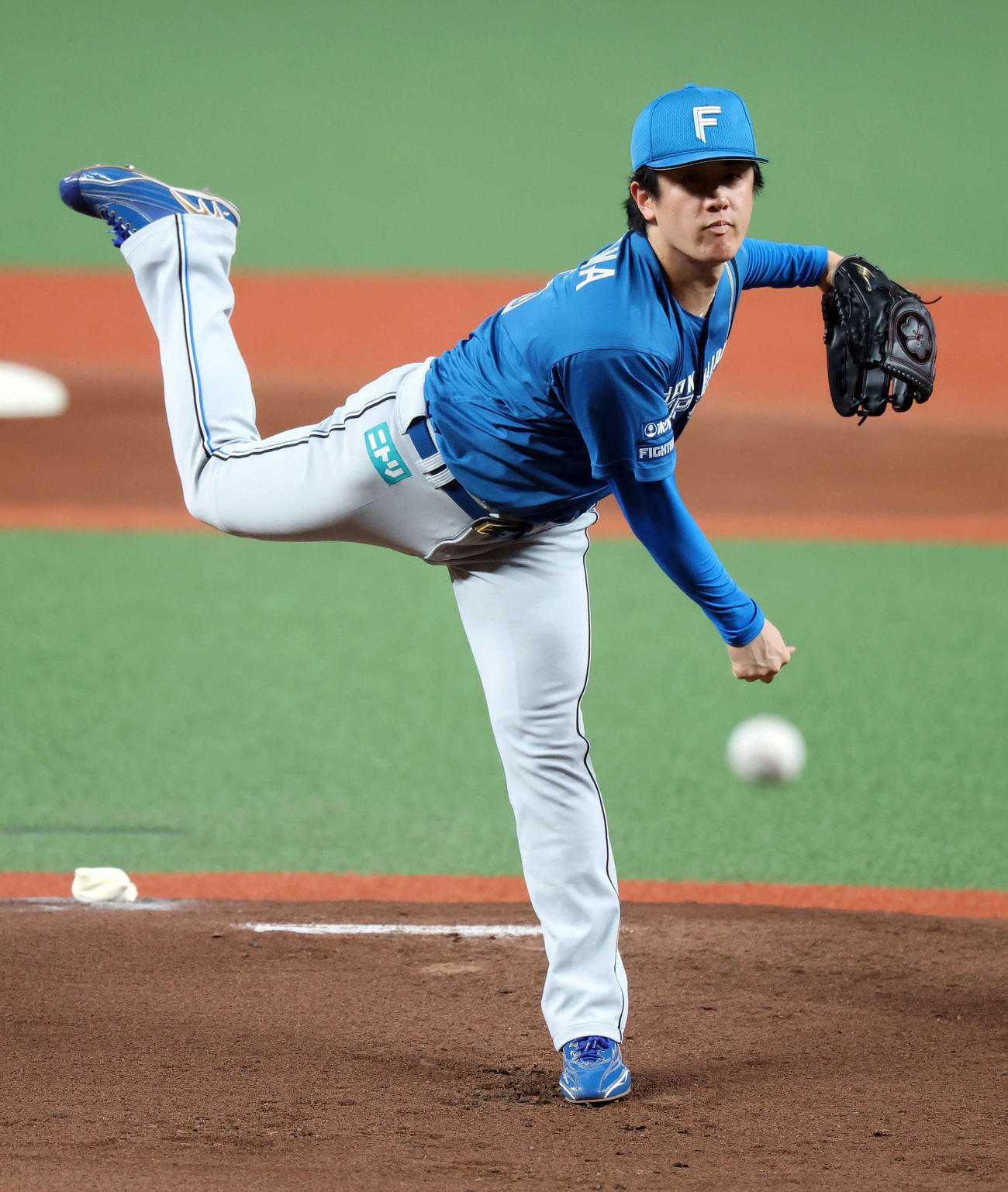 西武対日本ハム　力投する日本ハム先発の北山（撮影・浅見桂子）
