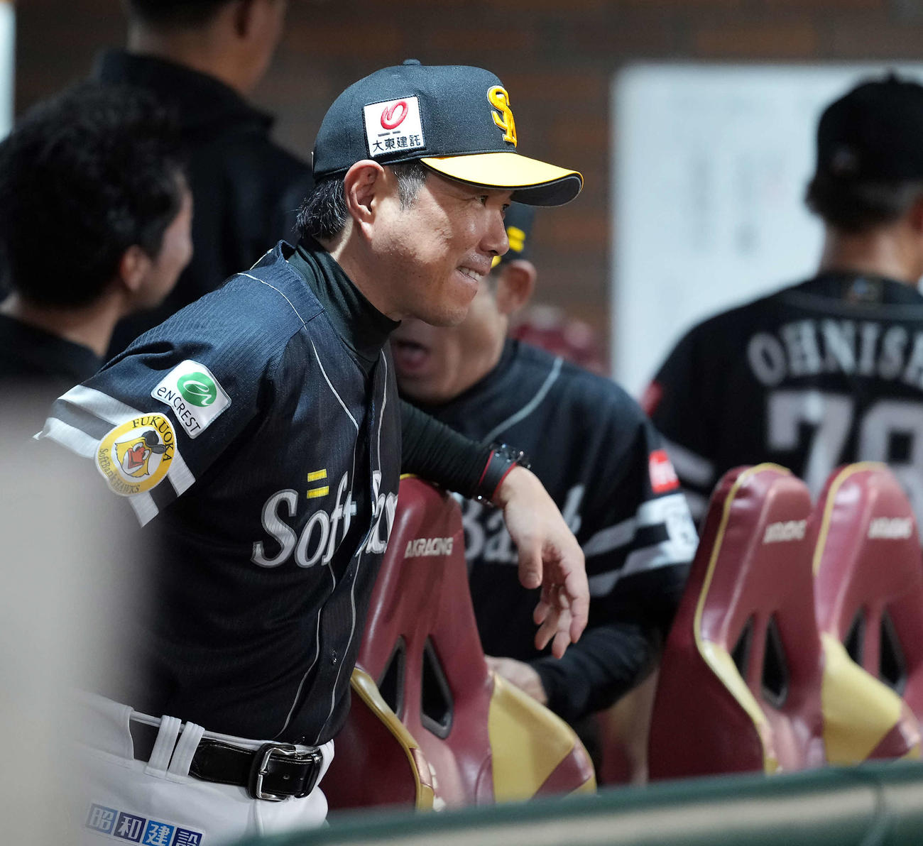 楽天対ソフトバンク　楽天に勝利し、優勝マジックを2としたソフトバンク小久保監督（撮影・たえ見朱実）