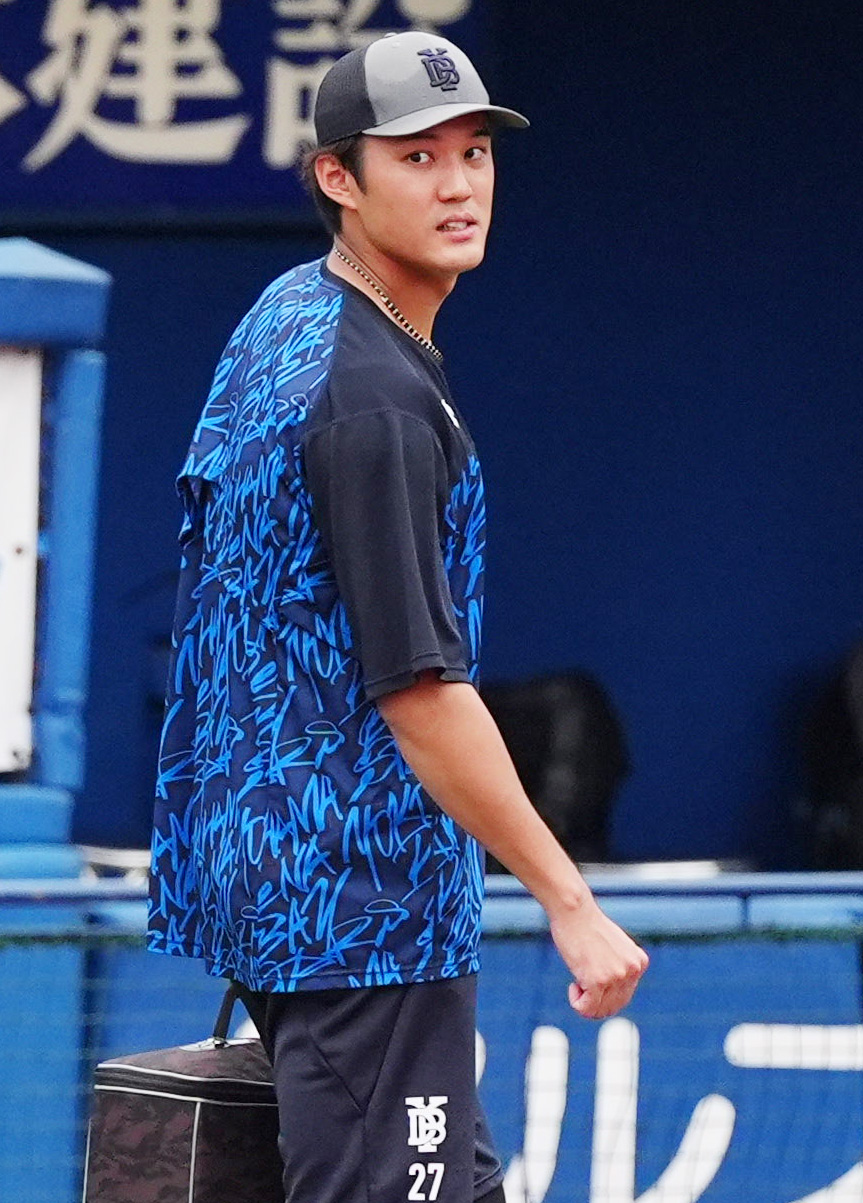 DeNA藤浪晋太郎（2025年9月15日撮影）