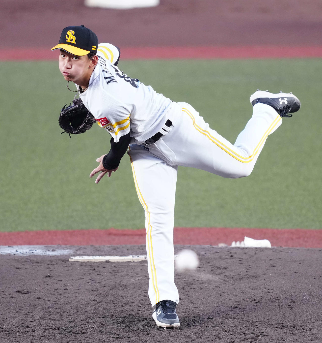 ソフトバンク前田悠伍＝2025年8月5日