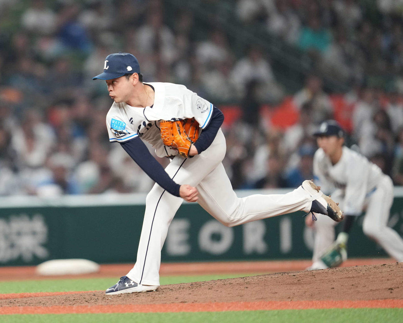 西武対日本ハム　西武の黒木（撮影・井上学）