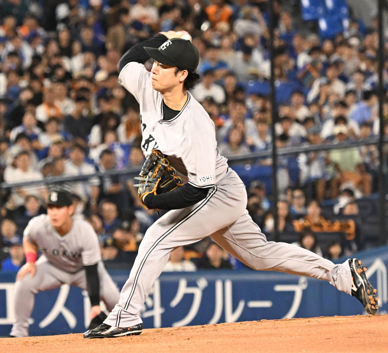 DeNA対巨人　DeNA戦に先発した巨人山崎（撮影・千葉一成）