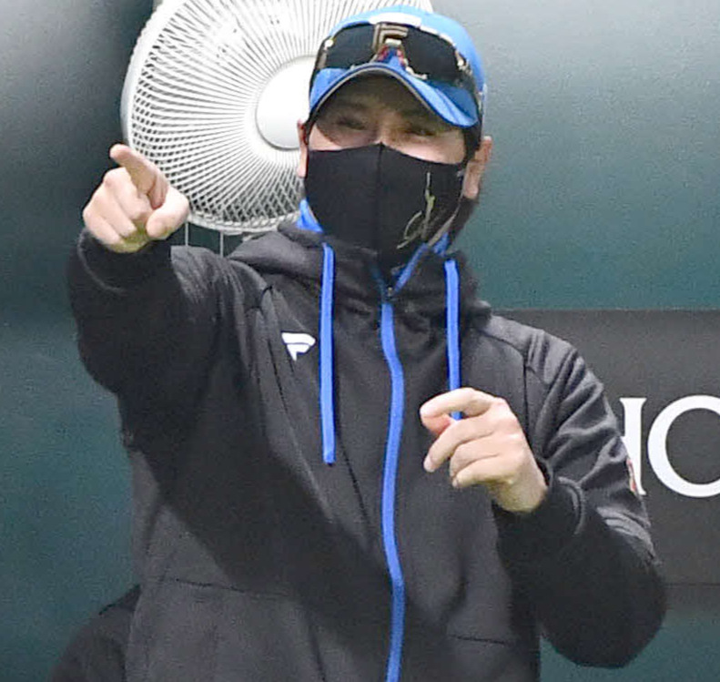 日本ハム新庄監督（2025年5月27日撮影）