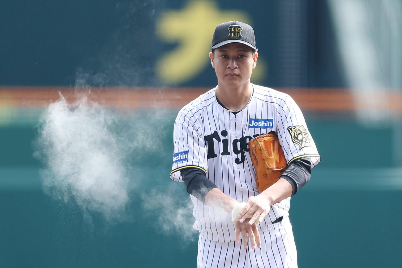 阪神対中日　中日戦に臨む阪神先発の大竹（撮影・前田充）