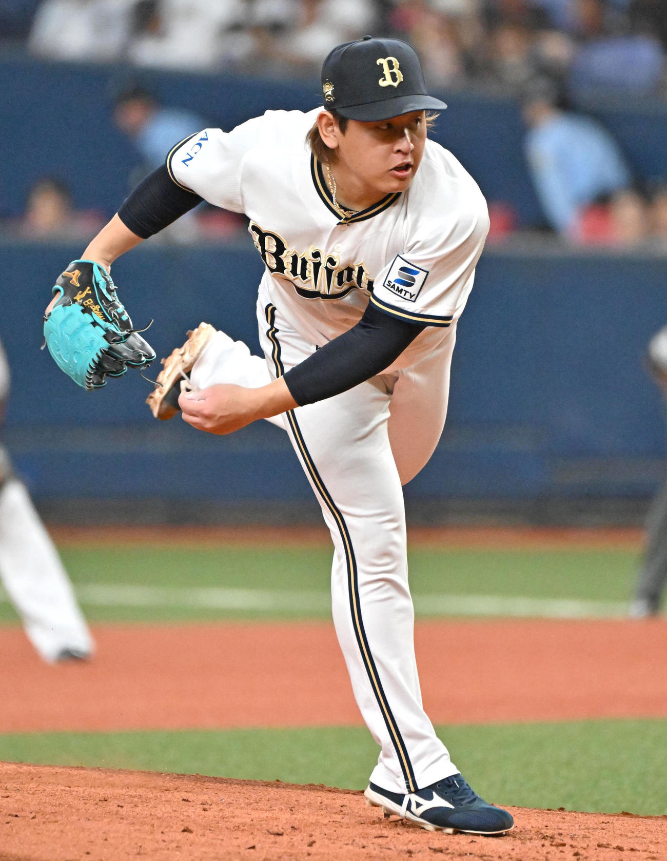 オリックス宮城大弥（2025年9月17日撮影）